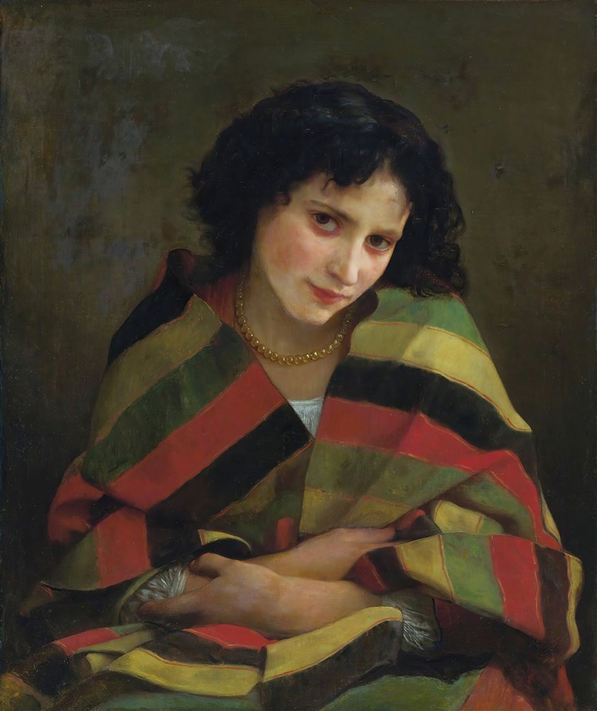 Chilly 1872 art print by William-Adolphe Bouguereau for $57.95 CAD