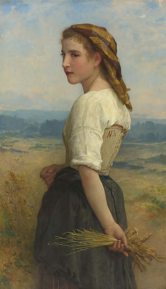 Gleaner 1894 art print by William-Adolphe Bouguereau for $57.95 CAD
