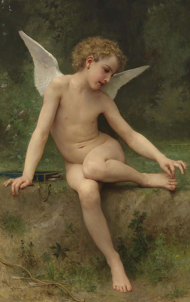 Love at the Thorn 1894 art print by William-Adolphe Bouguereau for $57.95 CAD