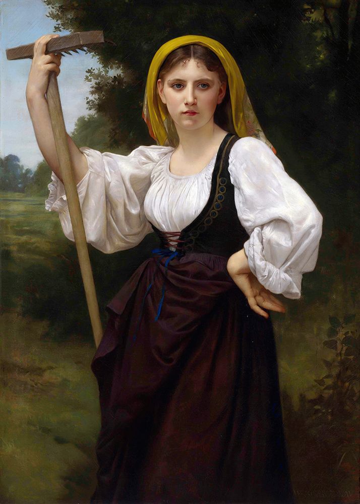 The Haymaker 1870 art print by William-Adolphe Bouguereau for $57.95 CAD