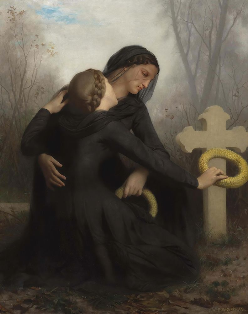 All Saints Day art print by William-Adolphe Bouguereau for $57.95 CAD