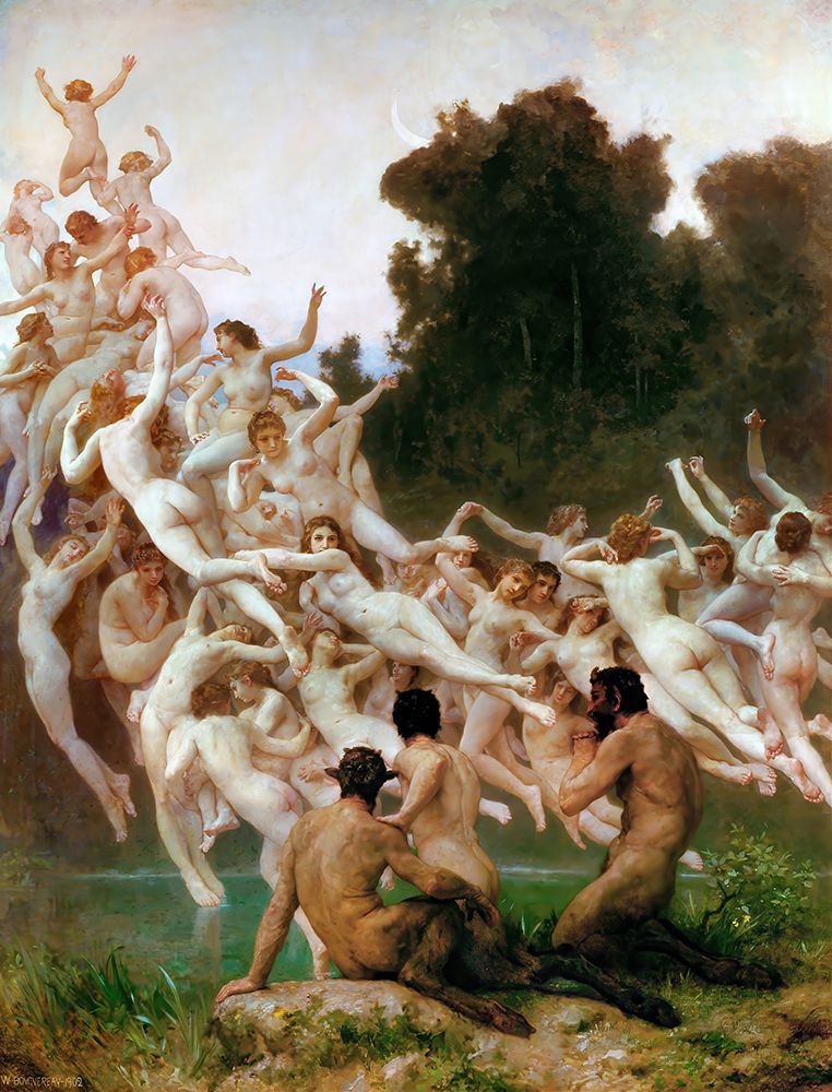 The Oreads 1902 art print by William-Adolphe Bouguereau for $57.95 CAD