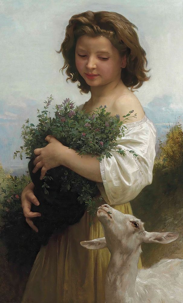 Little Esmeralda art print by William-Adolphe Bouguereau for $57.95 CAD