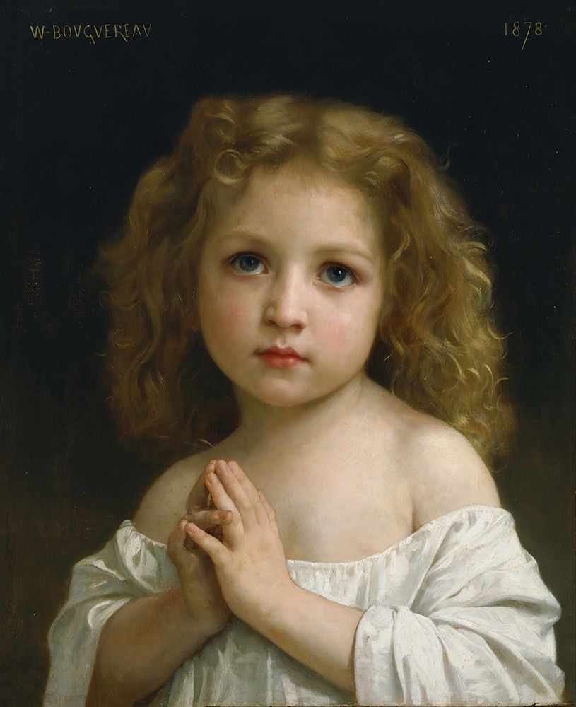 Little Girl art print by William-Adolphe Bouguereau for $57.95 CAD