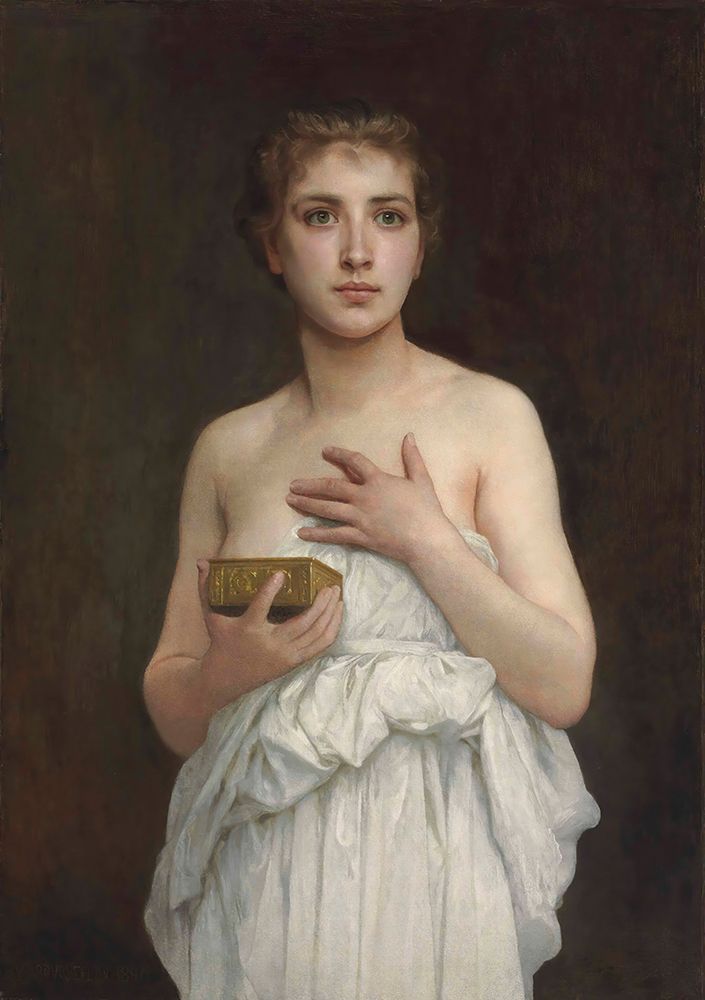 Pandore 1890 art print by William-Adolphe Bouguereau for $57.95 CAD