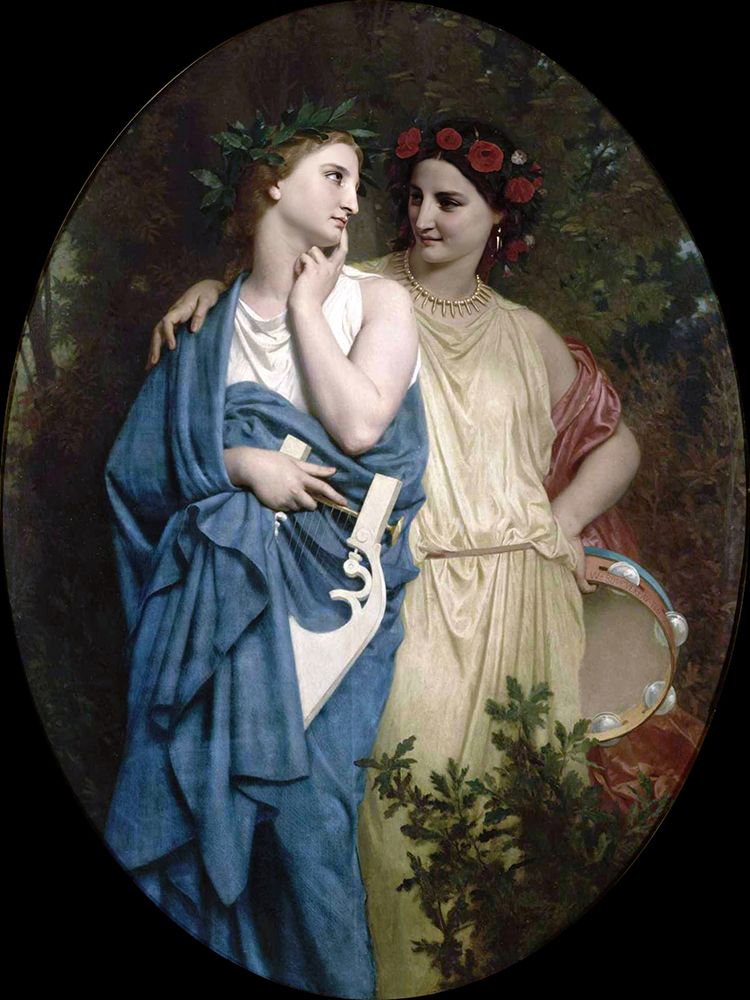 Philomela and Procne 1861 art print by William-Adolphe Bouguereau for $57.95 CAD
