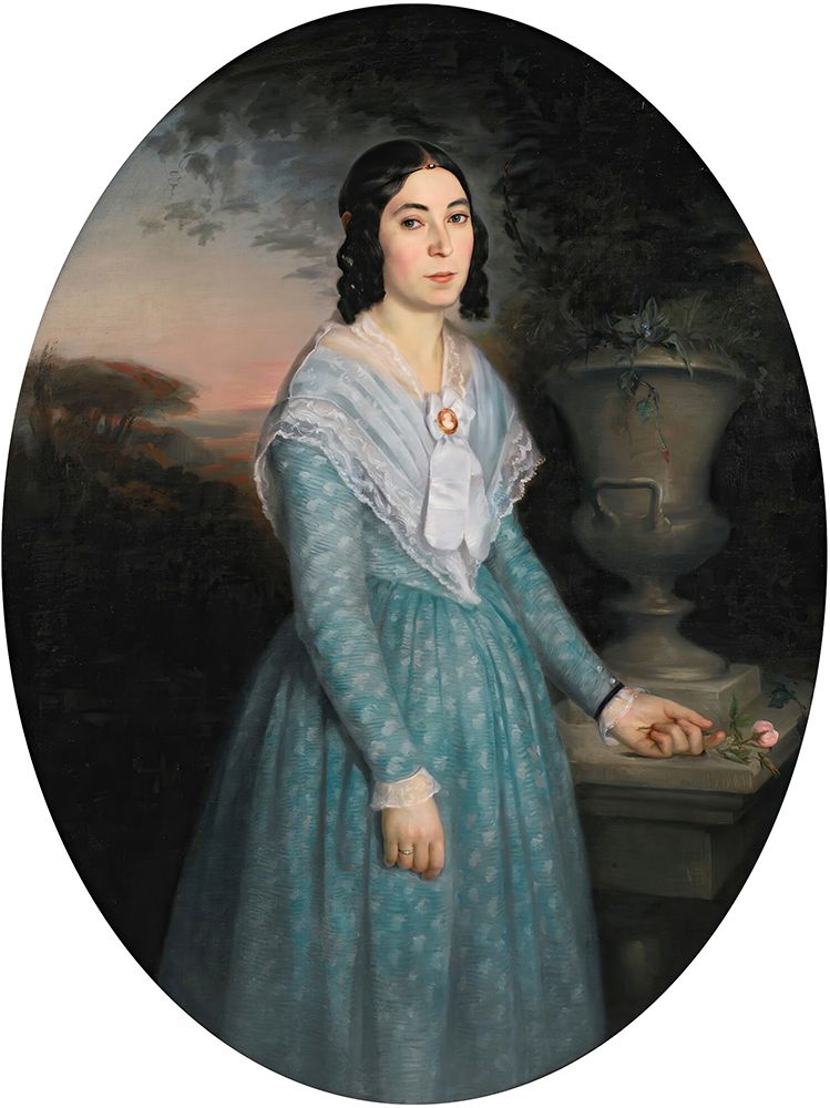Portrait Of Marie-Celina Brieu 1846 art print by William-Adolphe Bouguereau for $57.95 CAD