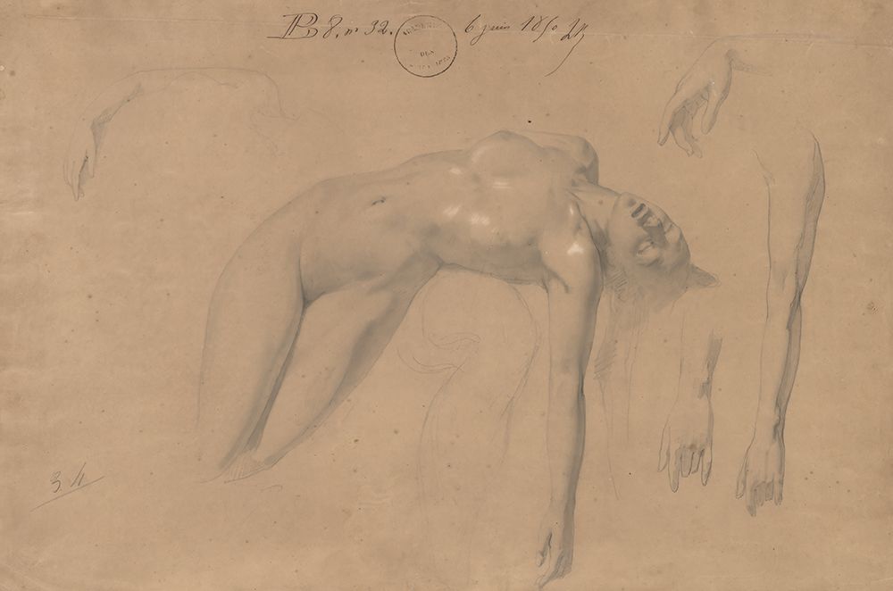 Reclining Female Nude art print by William-Adolphe Bouguereau for $57.95 CAD