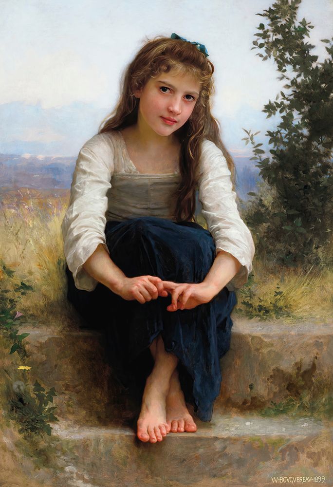 Reverie 1899 art print by William-Adolphe Bouguereau for $57.95 CAD