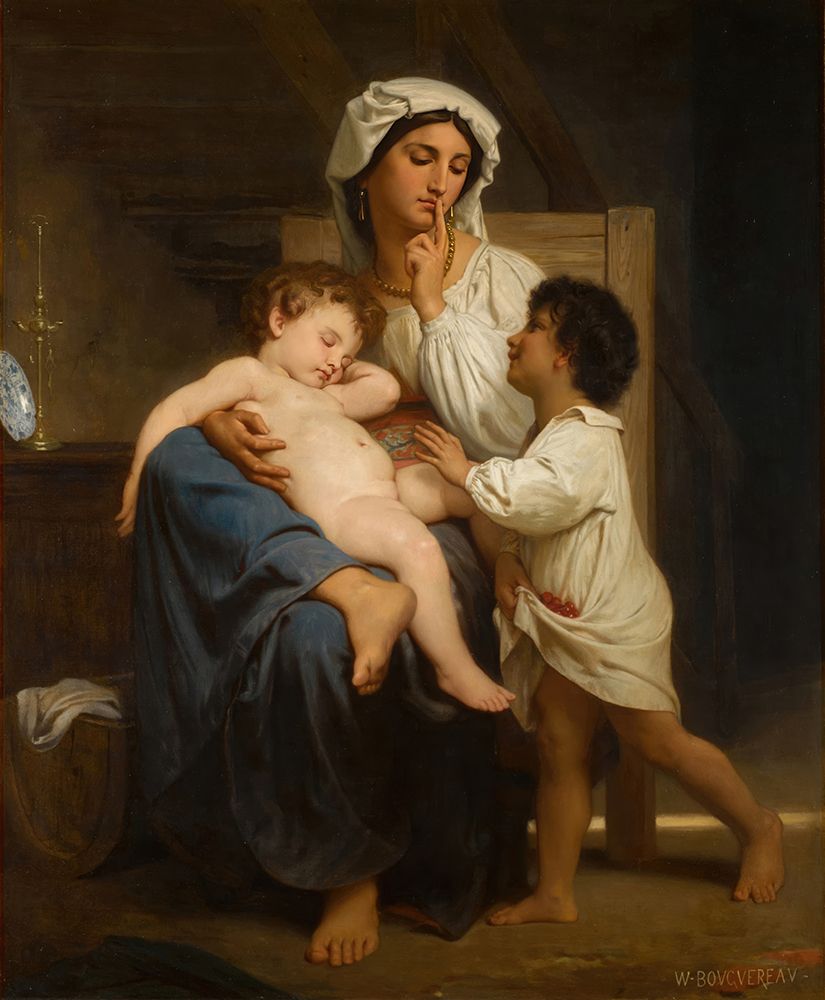 Sleep art print by William-Adolphe Bouguereau for $57.95 CAD