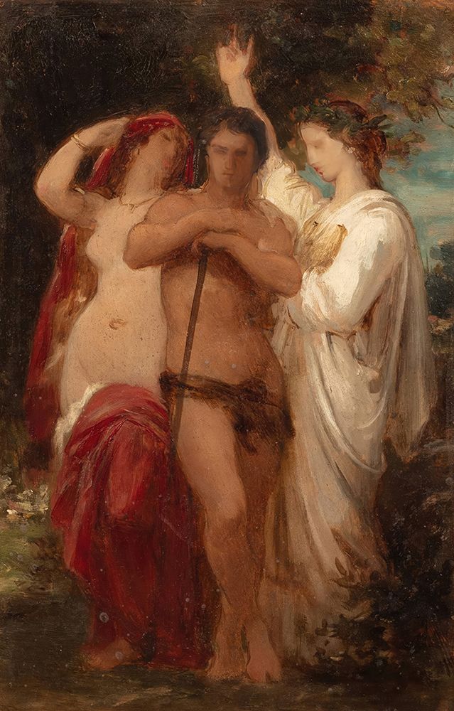 Study for Hercules at the Crossroads art print by William-Adolphe Bouguereau for $57.95 CAD
