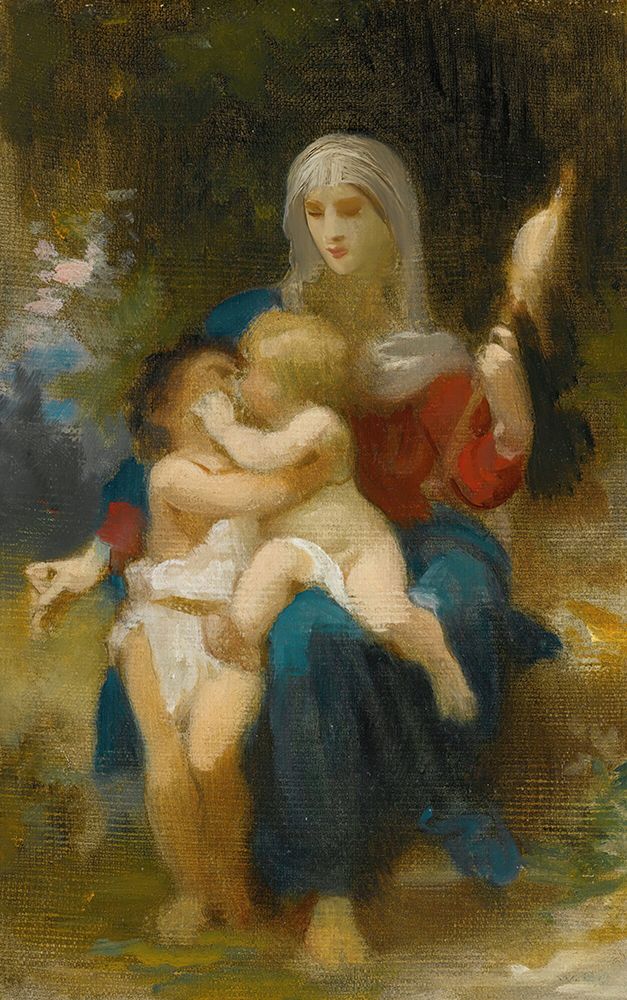 Study For Sainte Famille art print by William-Adolphe Bouguereau for $57.95 CAD