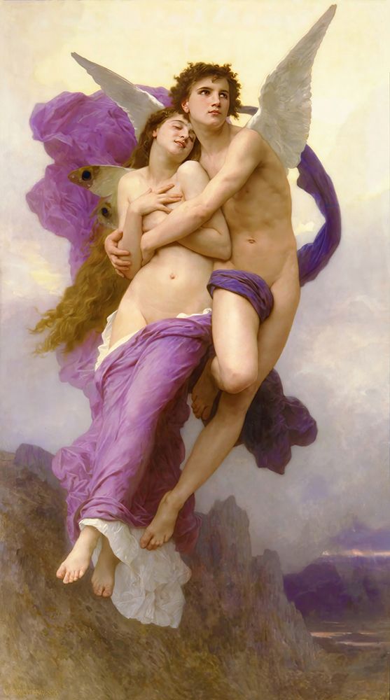 The Abduction of Psyche 1895 art print by William-Adolphe Bouguereau for $57.95 CAD