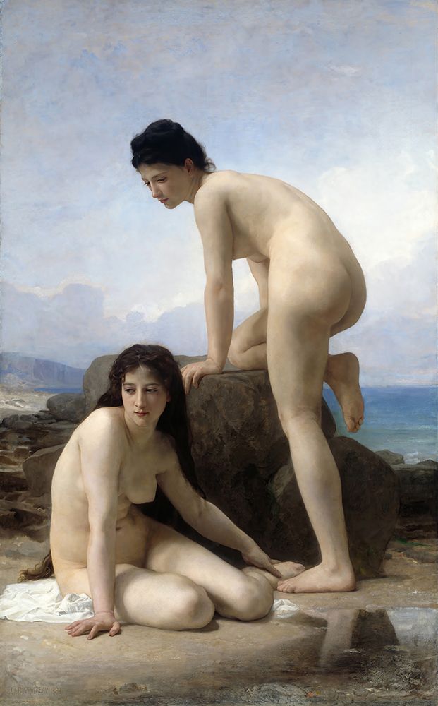 The Bathers 1884 art print by William-Adolphe Bouguereau for $57.95 CAD