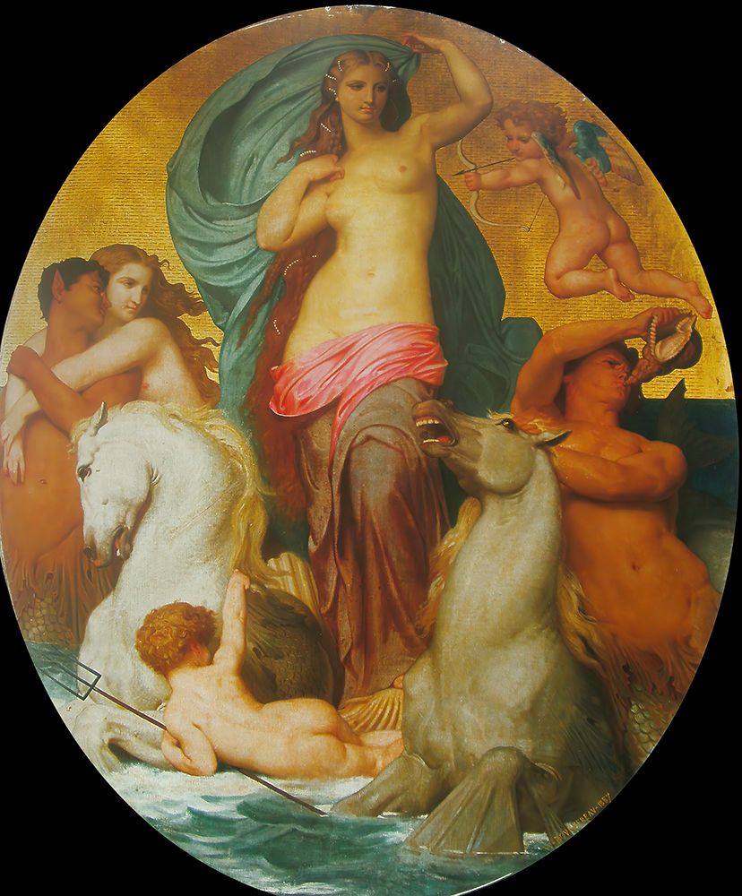 Venus Triumphant 1857 art print by William-Adolphe Bouguereau for $57.95 CAD