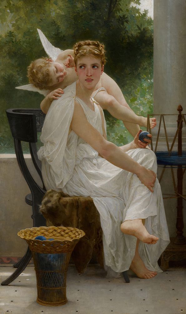 Work Interrupted art print by William-Adolphe Bouguereau for $57.95 CAD