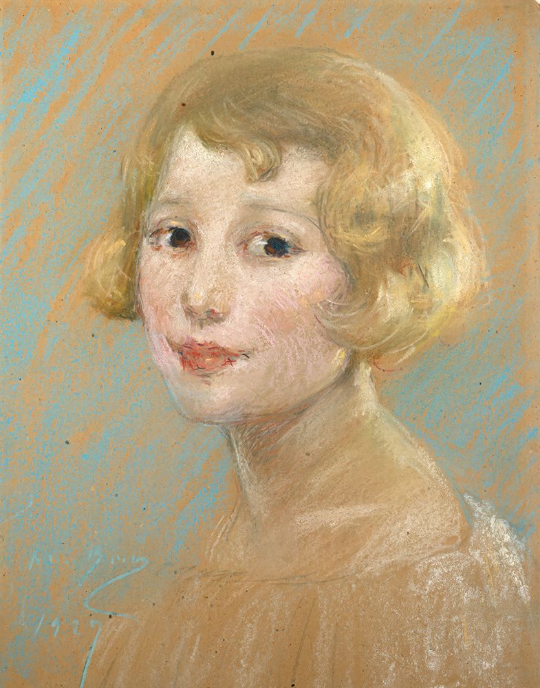 Blonde Girl 1927 art print by Alice Pike Barney for $57.95 CAD