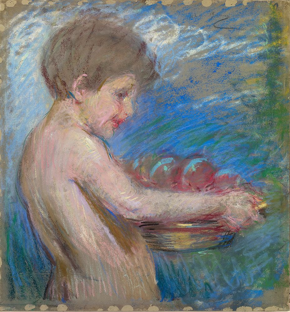 Child with Fruit art print by Alice Pike Barney for $57.95 CAD
