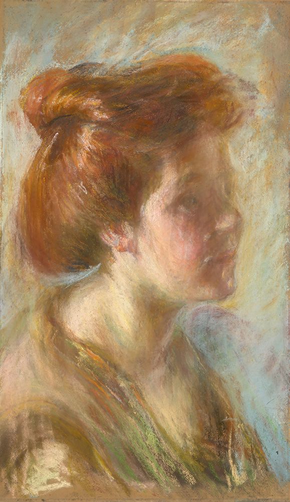 Girl with Titian Hair art print by Alice Pike Barney for $57.95 CAD