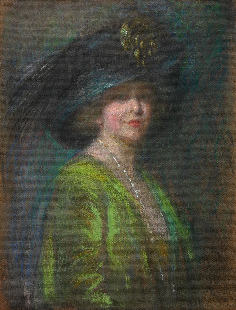 Hat and Shadow art print by Alice Pike Barney for $57.95 CAD