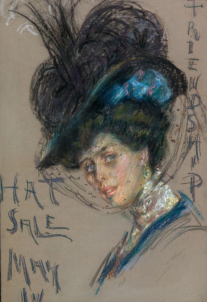 Hat Sale Poster 1906 art print by Alice Pike Barney for $57.95 CAD