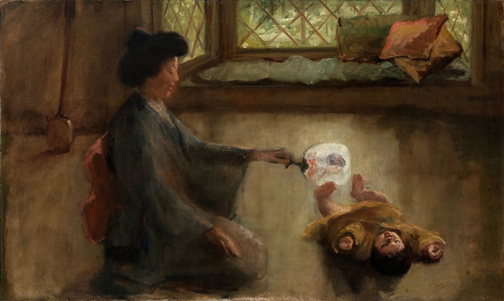 Japanese Lullaby ca 1903 art print by Alice Pike Barney for $57.95 CAD