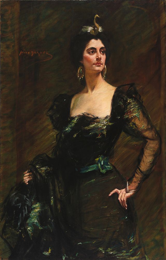 Kate Deering Ridgely ca 1900 art print by Alice Pike Barney for $57.95 CAD