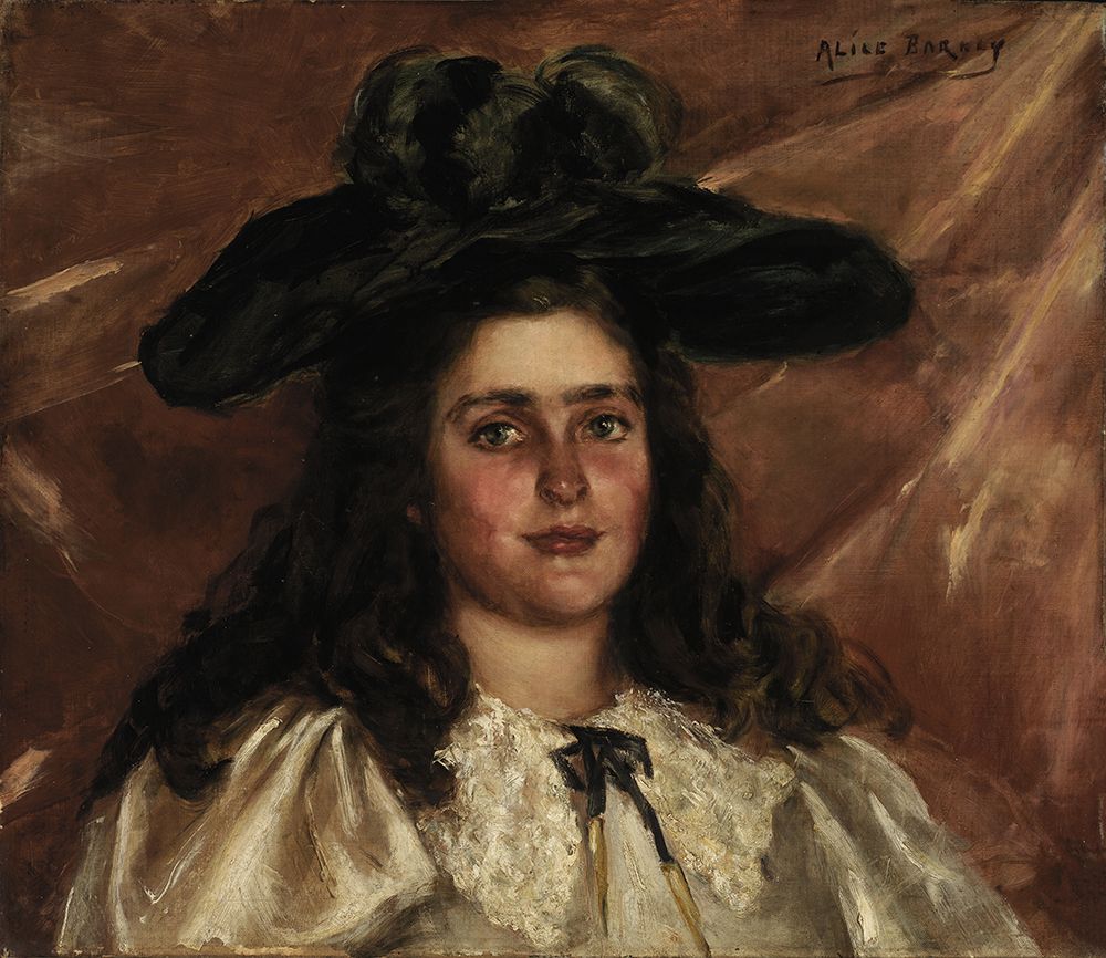 Laura Alice in Big Hat ca 1892 art print by Alice Pike Barney for $57.95 CAD