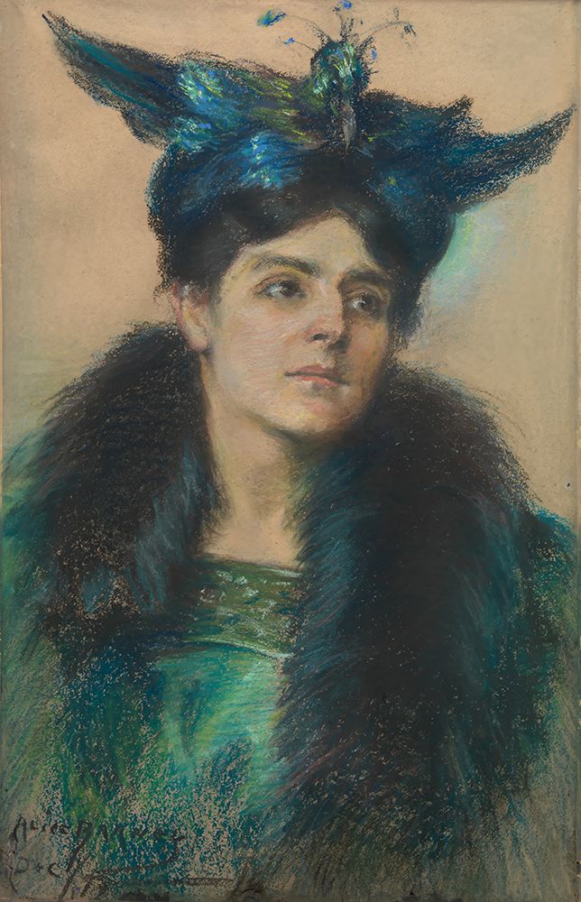 Marianne with Hat 1915 art print by Alice Pike Barney for $57.95 CAD