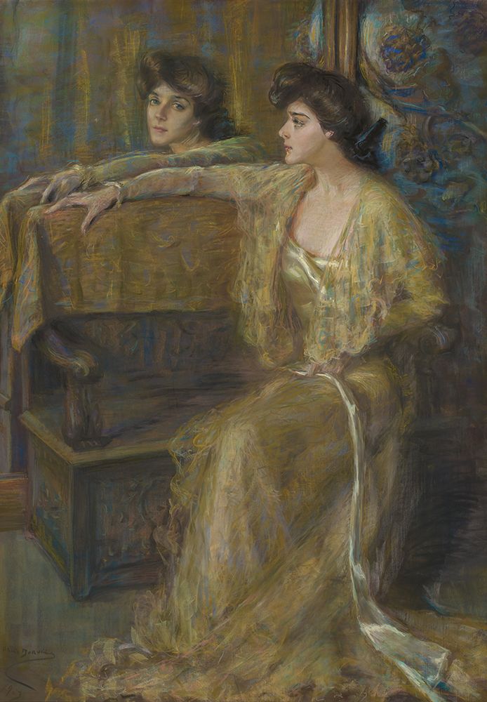 Reflected Grace ca 1900 art print by Alice Pike Barney for $57.95 CAD