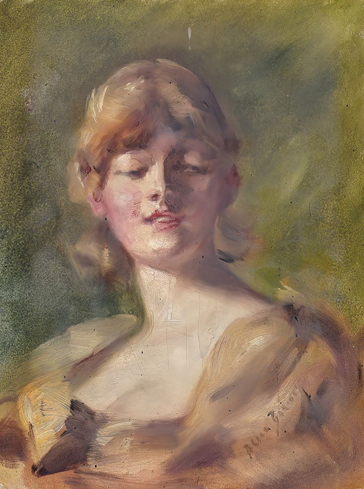 Study of Head ca 1926 art print by Alice Pike Barney for $57.95 CAD