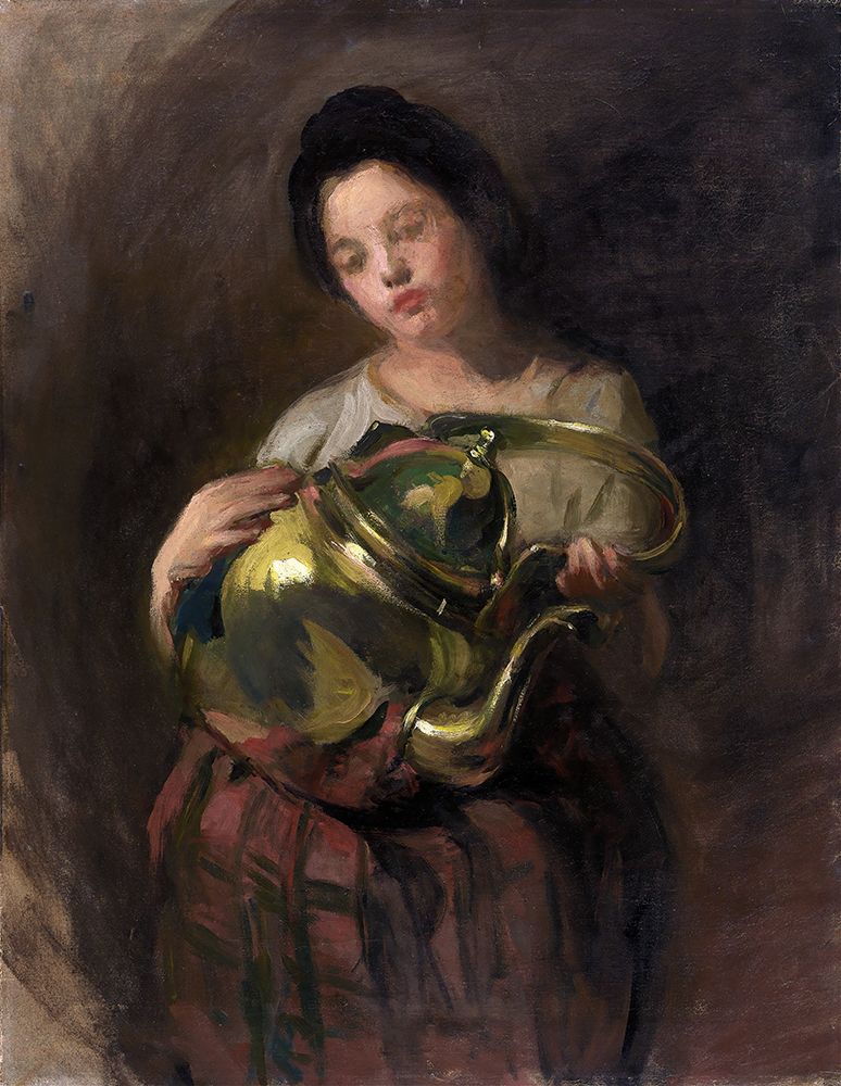 The Brass Kettle ca 1890 art print by Alice Pike Barney for $57.95 CAD