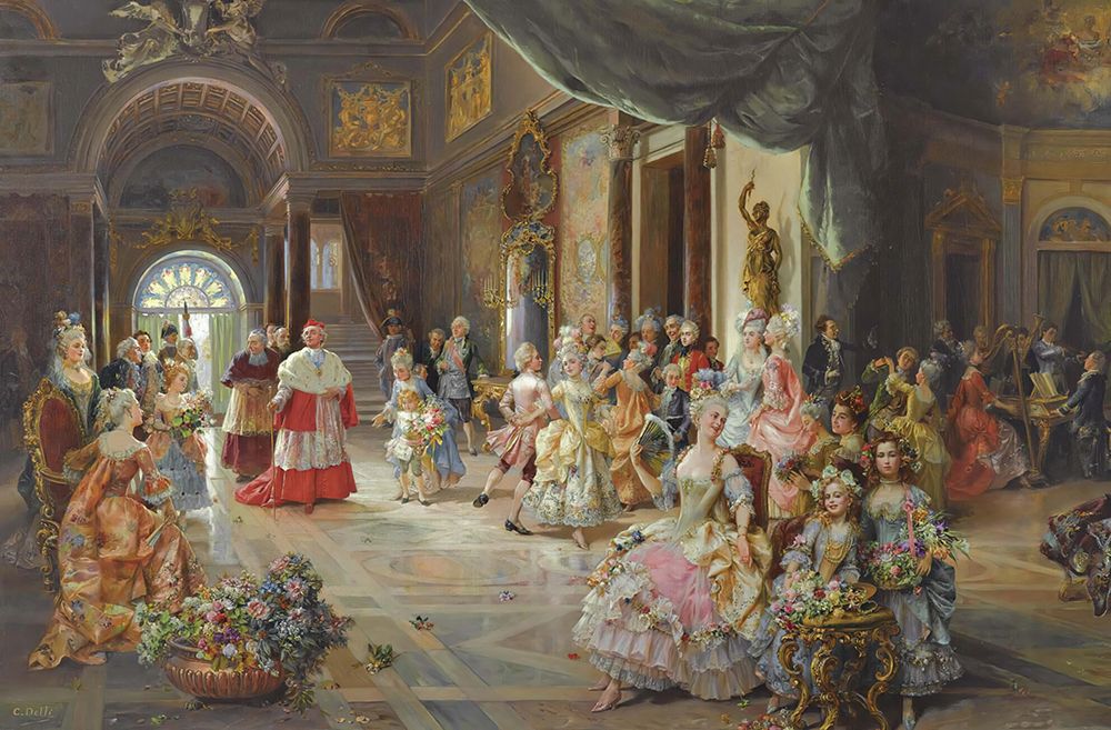 The Party art print by Cesare Agostino Detti for $57.95 CAD