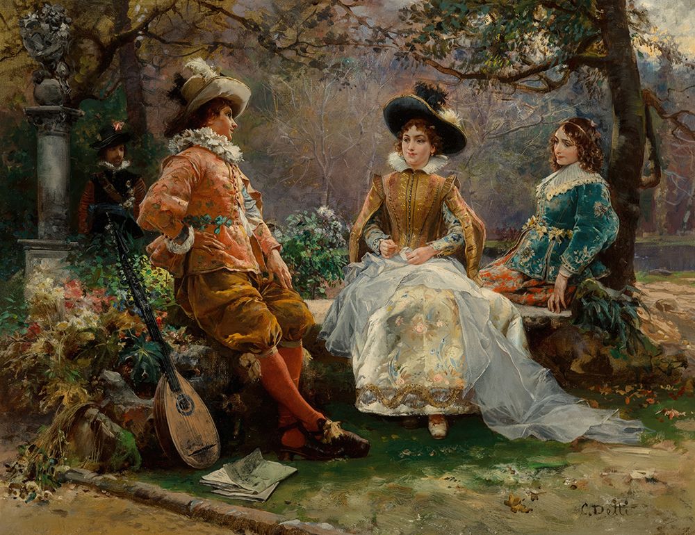 Music in the Garden art print by Cesare Agostino Detti for $57.95 CAD