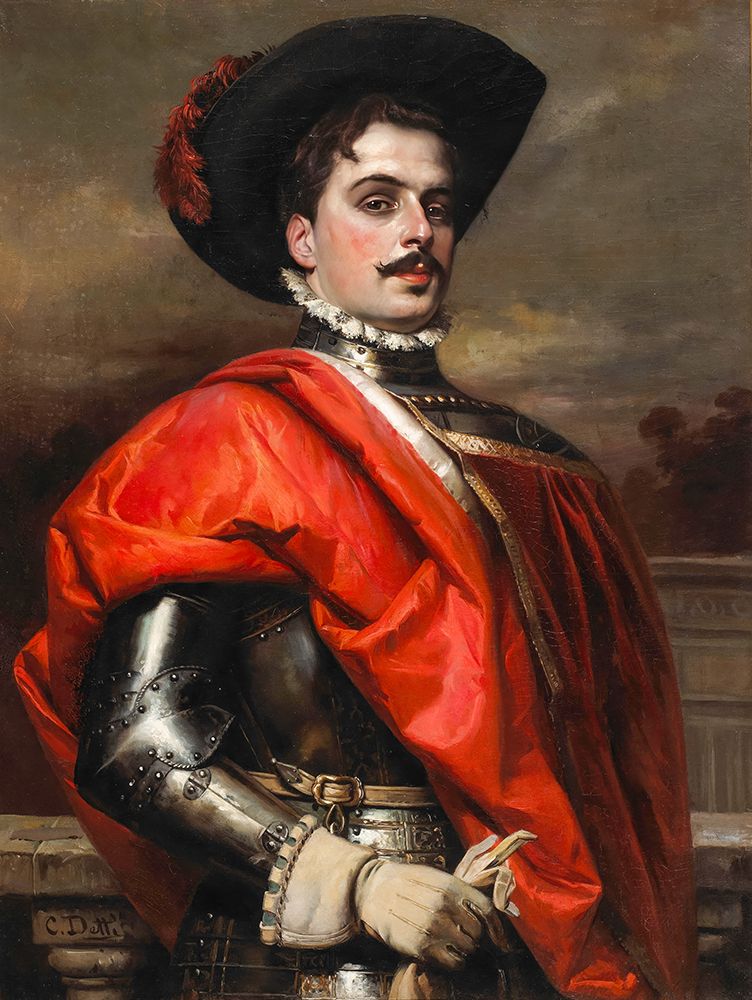 The Proud Cavalier art print by Cesare Agostino Detti for $57.95 CAD
