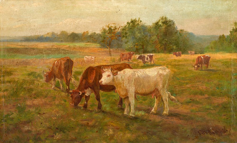 Cows art print by Edward Mitchell Bannister for $57.95 CAD