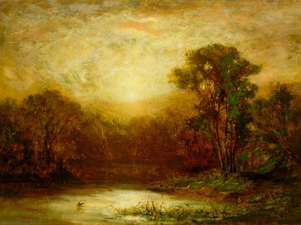 Sunset ca 1875 art print by Edward Mitchell Bannister for $57.95 CAD