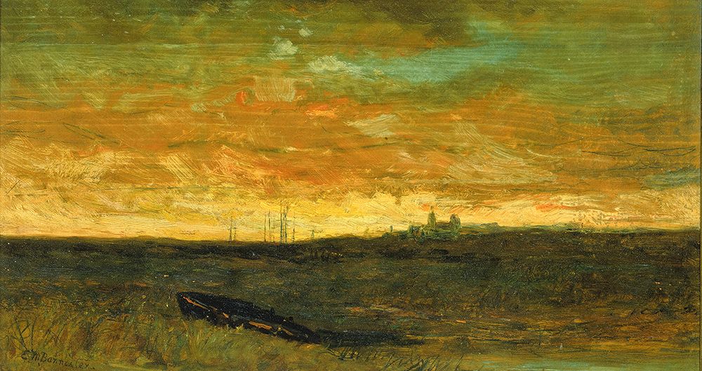 Sunset Scene ca 1875 art print by Edward Mitchell Bannister for $57.95 CAD