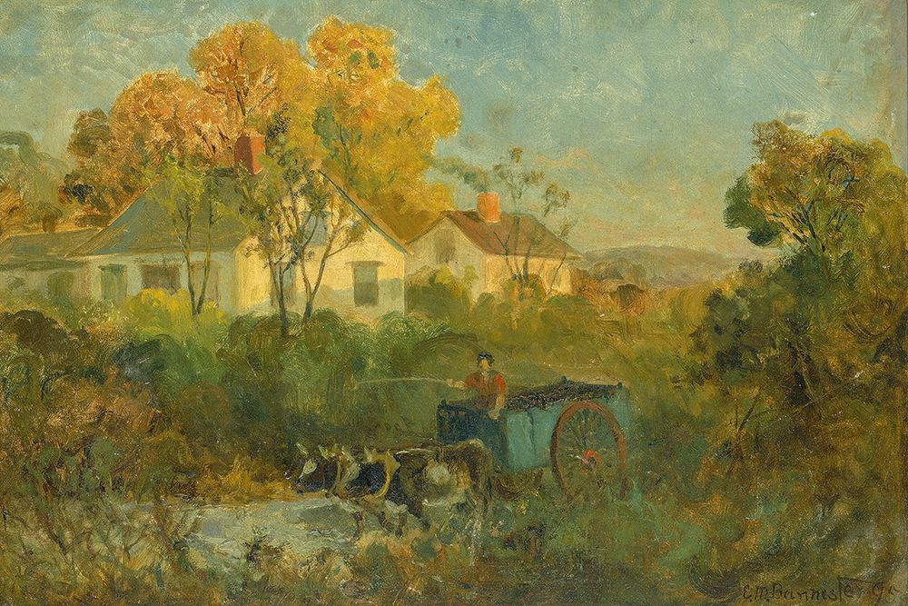 The Drinking Pool 1895 art print by Edward Mitchell Bannister for $57.95 CAD