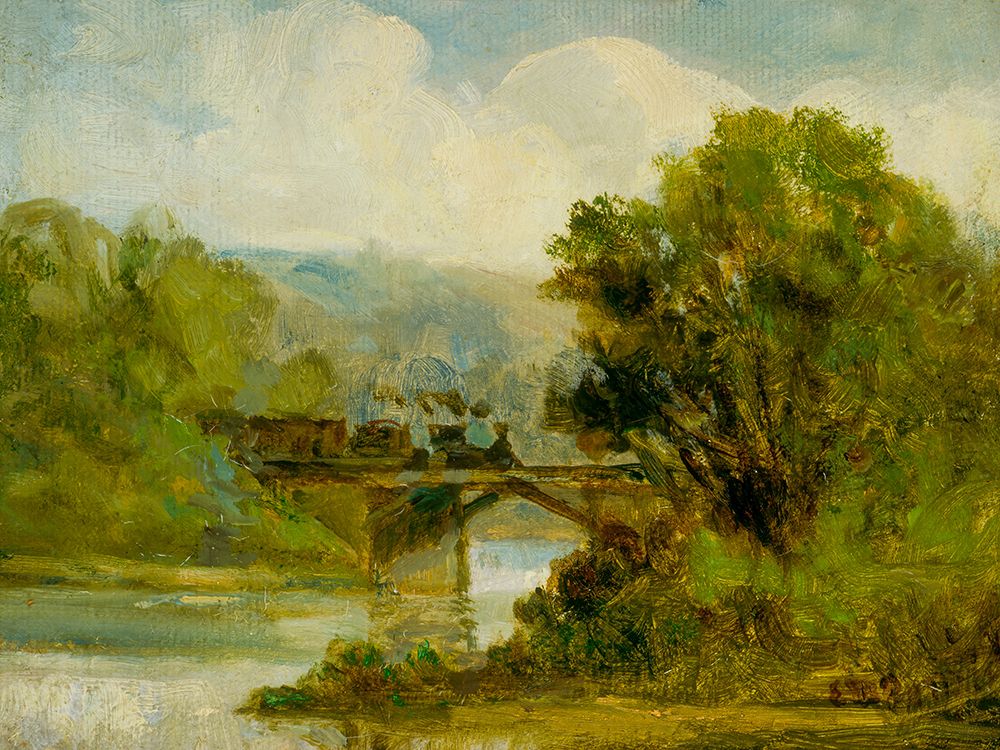 Train ca 1875 art print by Edward Mitchell Bannister for $57.95 CAD