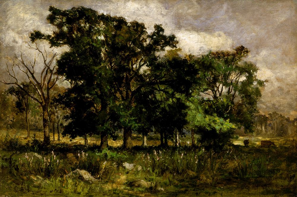 Tree Landscape 1877 art print by Edward Mitchell Bannister for $57.95 CAD