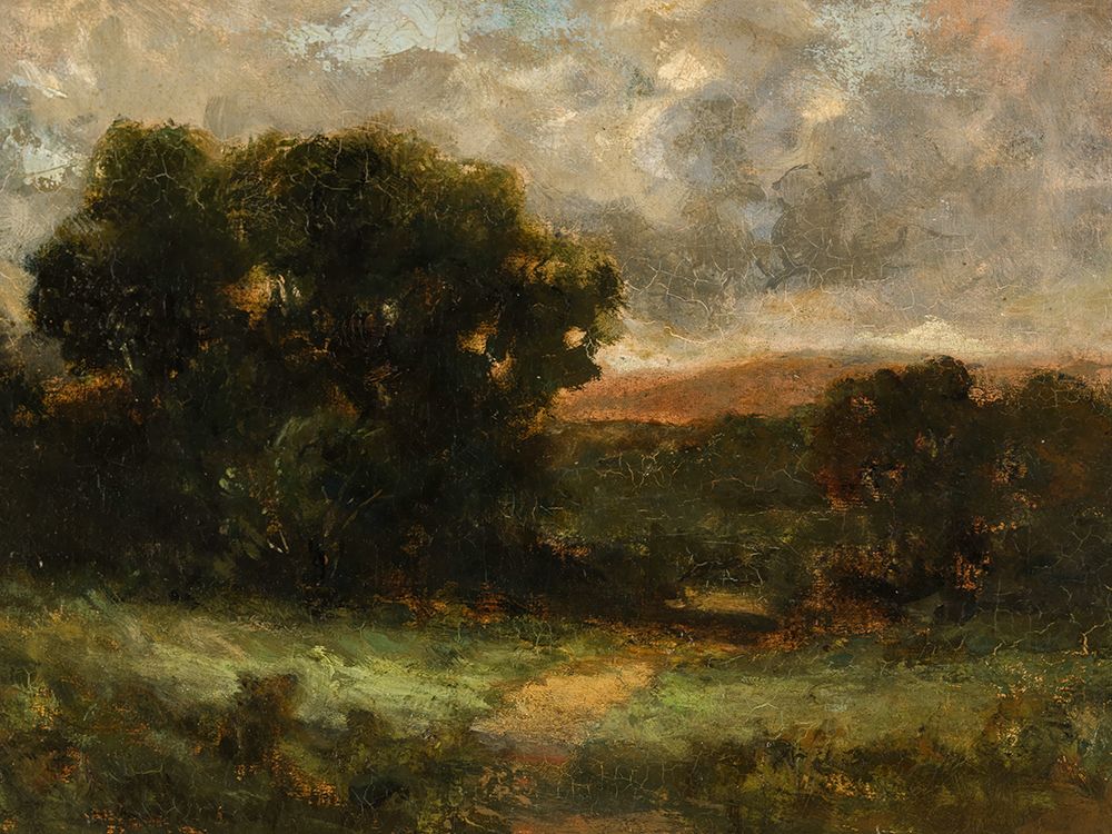 Untitled, Landscape with Meadow and Trees art print by Edward Mitchell Bannister for $57.95 CAD