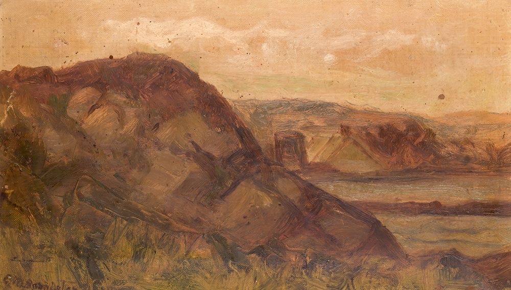 Untitled, Landscape with Rocks 1898 art print by Edward Mitchell Bannister for $57.95 CAD