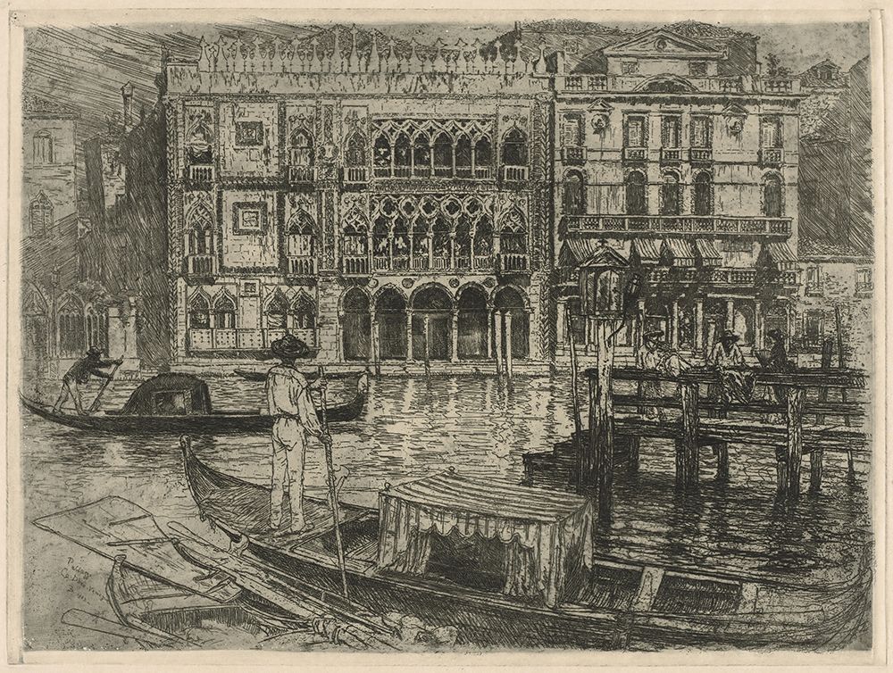 Palazzo ca dOro 1883 art print by Frank Duveneck for $57.95 CAD