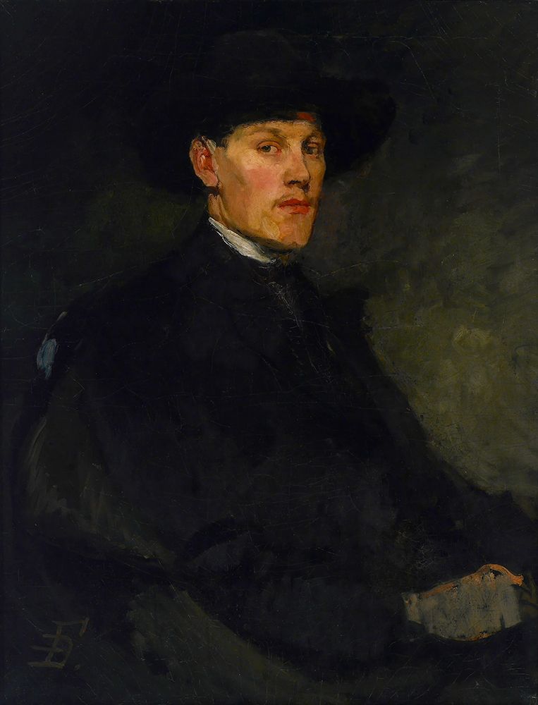 Portrait of a Young Man ca 1875 art print by Frank Duveneck for $57.95 CAD