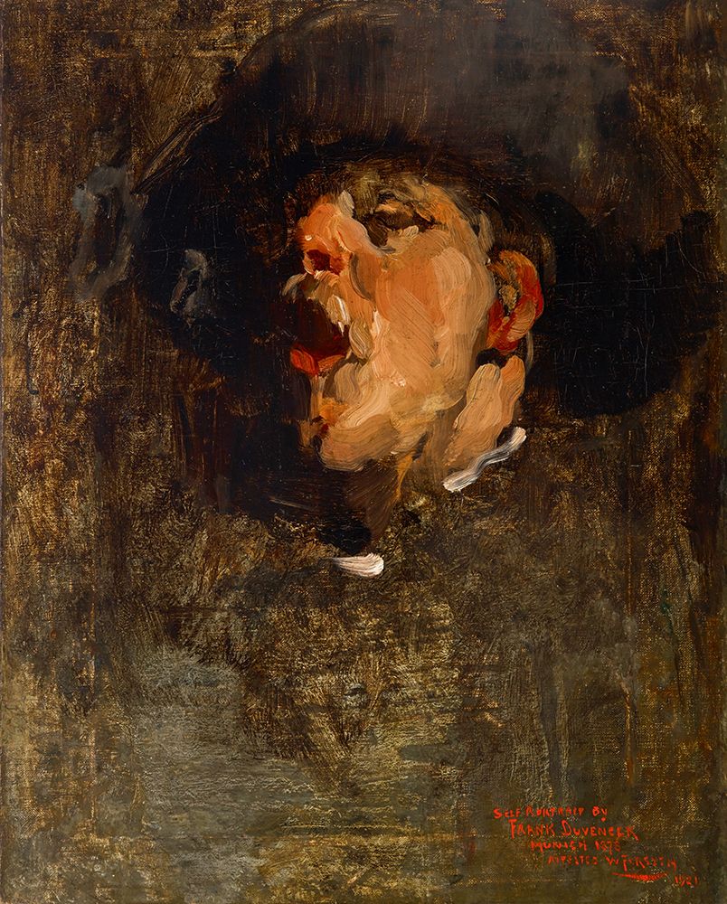 Self-Portrait 1878 art print by Frank Duveneck for $57.95 CAD