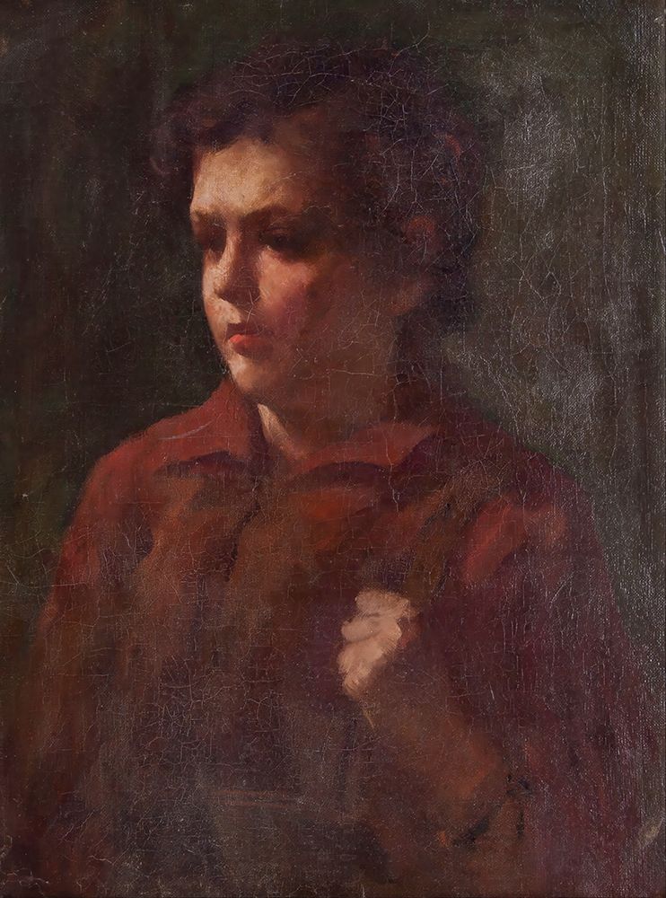 Study of a School Boy ca 1895 art print by Frank Duveneck for $57.95 CAD