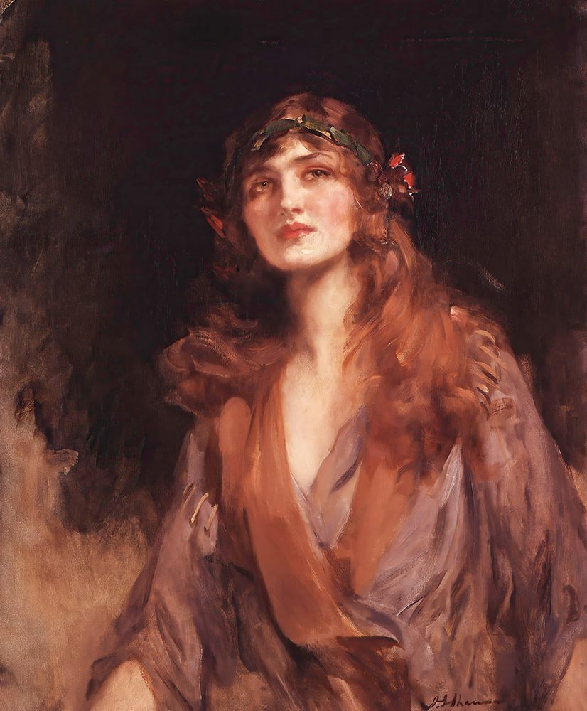 Lily Elsie, Mrs Bullough 1916 art print by James Jebusa Shannon for $57.95 CAD