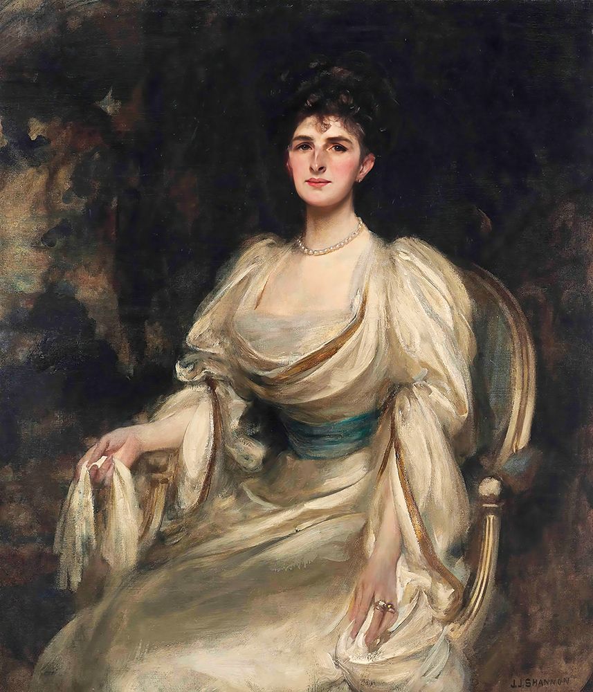 Mrs George Harland-Peck art print by James Jebusa Shannon for $57.95 CAD