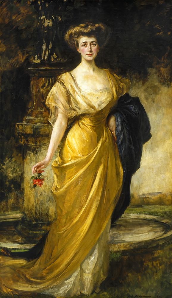 Nora McMullen Mellon, Mrs Andrew W Mellon 1910 art print by James Jebusa Shannon for $57.95 CAD